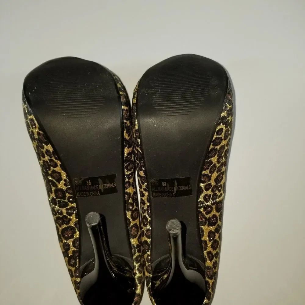 WOMEN"S ANIMAL PRINT STILETTOS PUMP SHOES - Picture 12 of 15